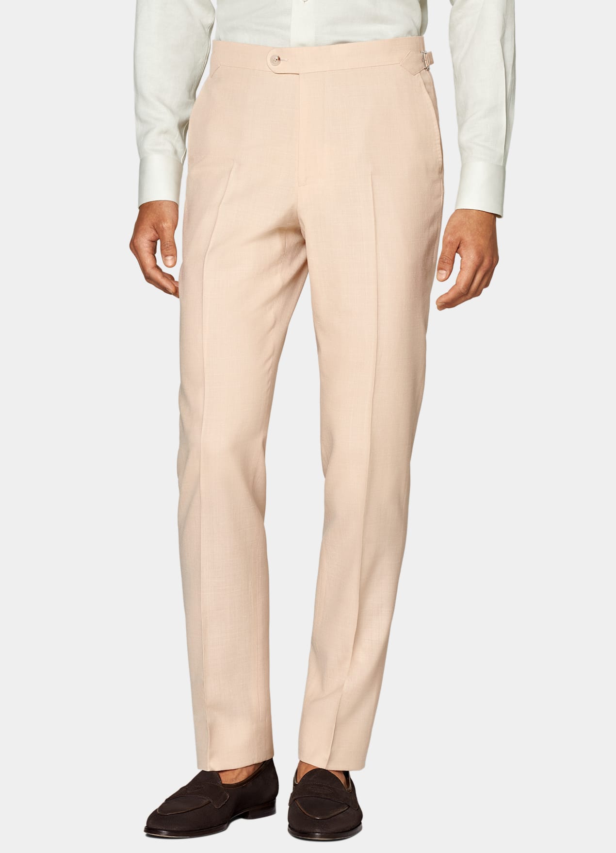 Costume Havana coupe Tailored rose clair
