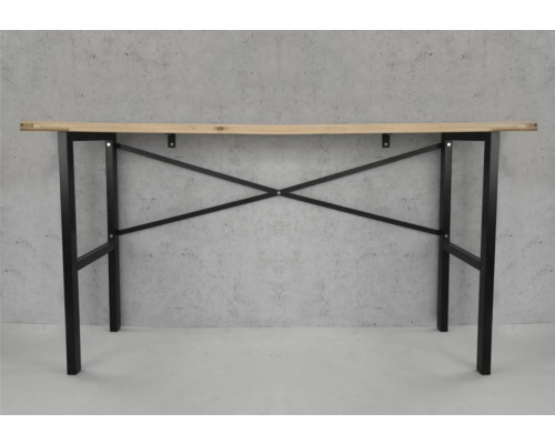 Werkbank van massief hout, 159 cm, 200 kg