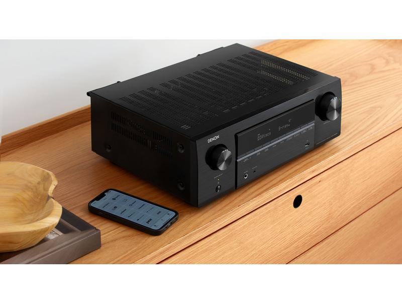 Denon AV-Receiver AVR-X1800H Schwarz 7.2-Kanal-Receiver mit 8K-Video und 3D-Audio