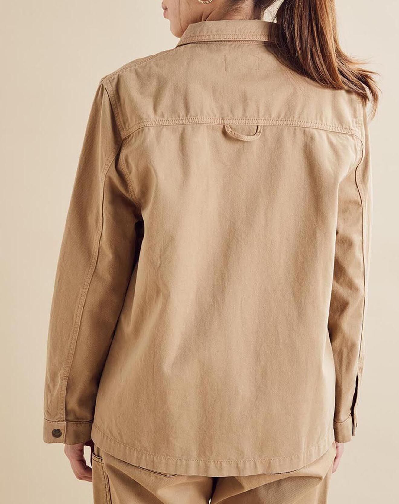 Chloé Stora Veste en jean Vichnu camel