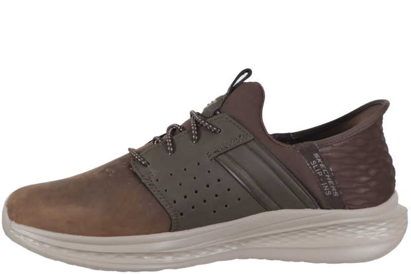 SKECHERS SLADE - ZACHARY BROWN SUEDE SNEAKER SLIP-INS