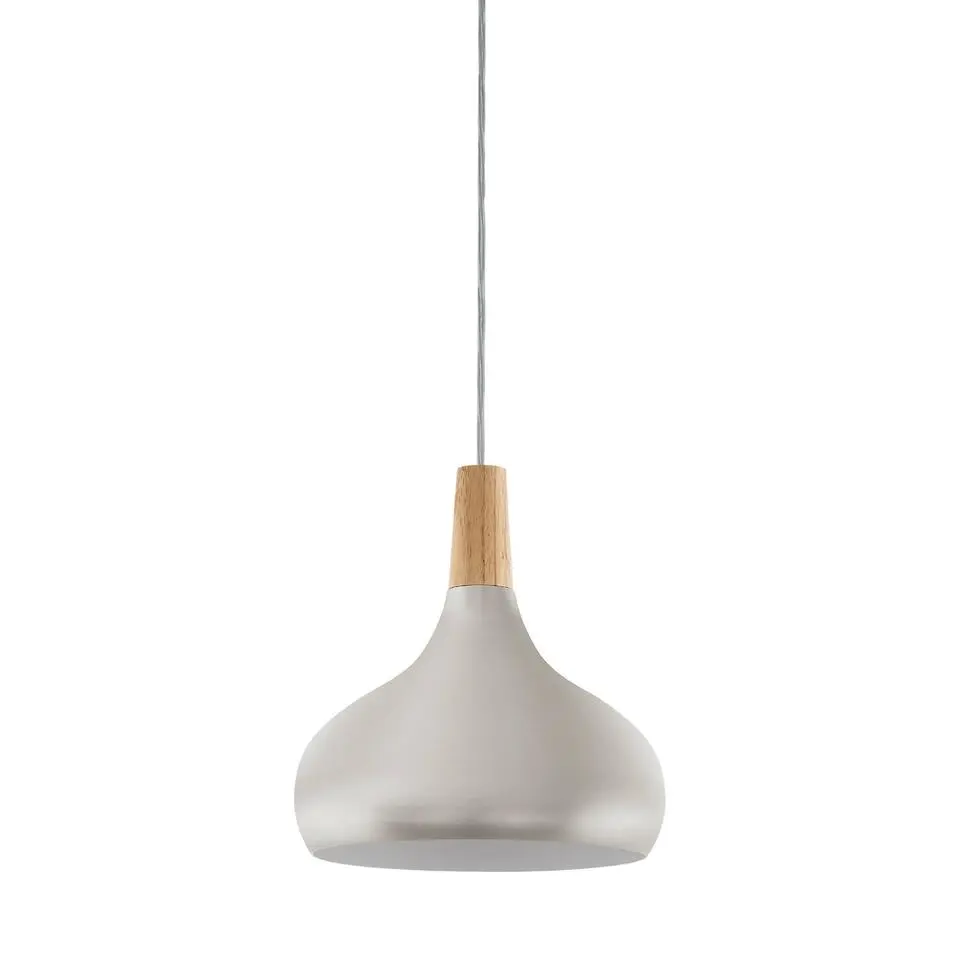 EGLOSabinarHanglamp-E27-Ø28cm-Zilver