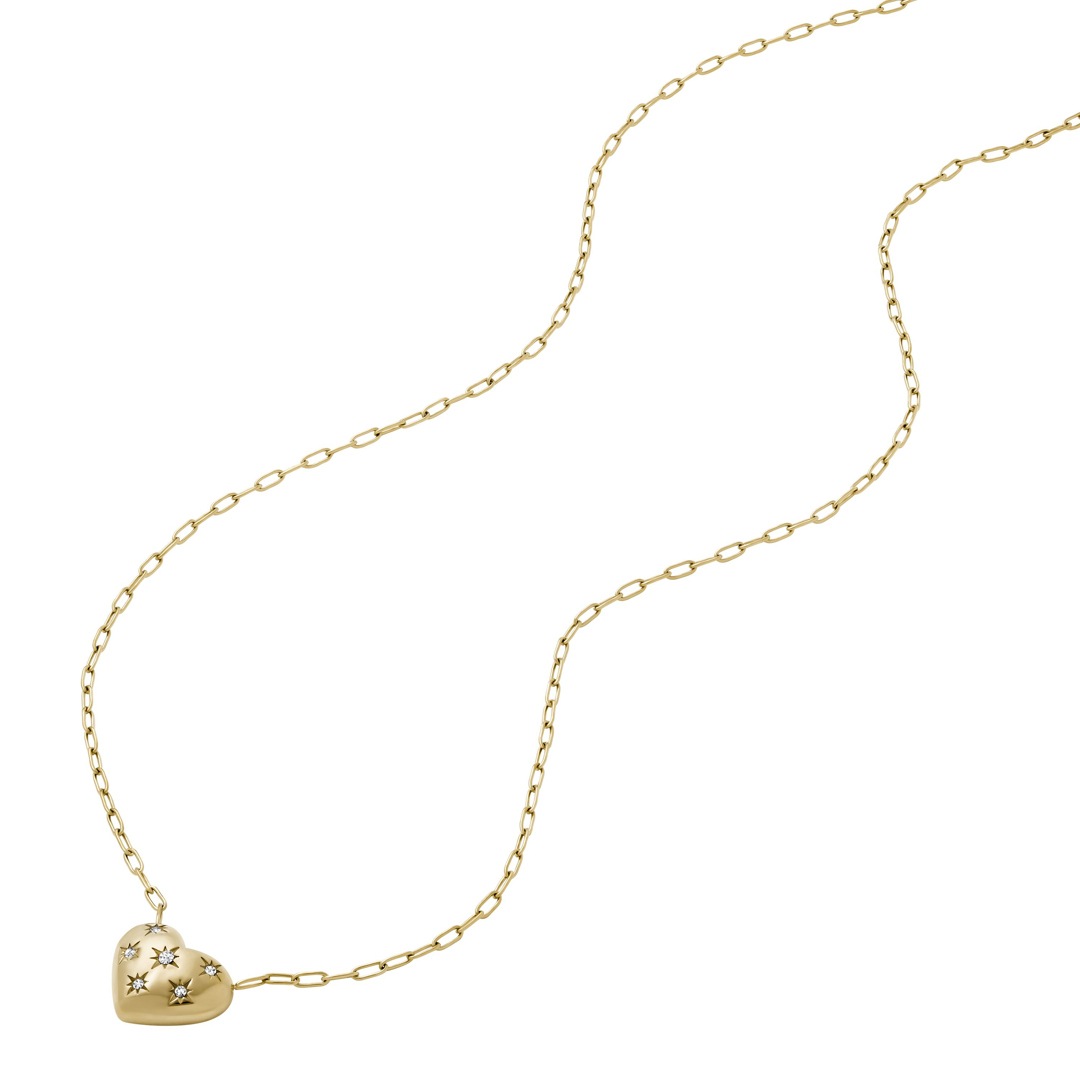 Fossil Halskette Sadie All My Love Anhänger Heart Goldig