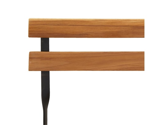 LES TENDANCES - Ensemble table et chaises de jardin-brun-4 places-491308