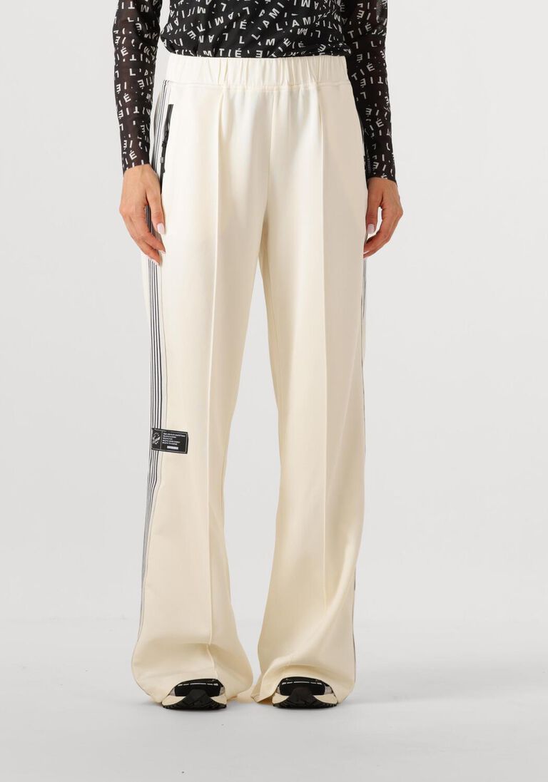 witte haute l'amitié wijde broek baggy track tall pants