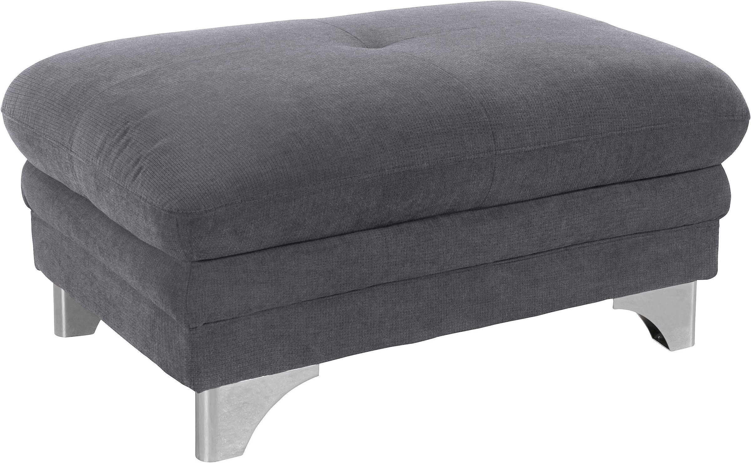 COTTA Polstergarnitur »Enterprise« Set,  Set bestehend aus: 2-Sitzer mit Kopfteilverstellung & Hocker