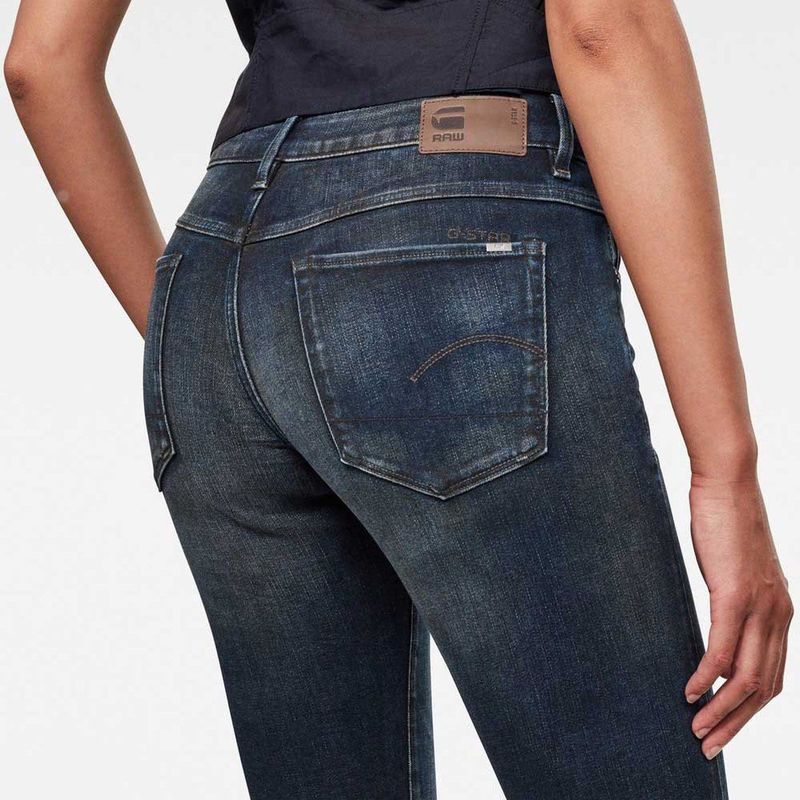 G-star 3301 Spijkerbroek - Blauw - Superstretch - Middelhoge Taille