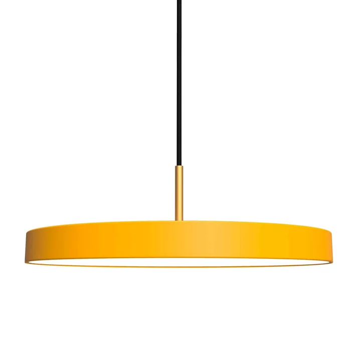 Umage - Asteria Pendelleuchte LED, Messing / safrangelb