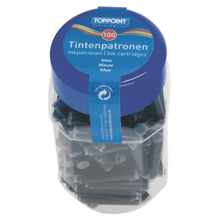 Stylex Füllerpatronen blau, 200 Stück