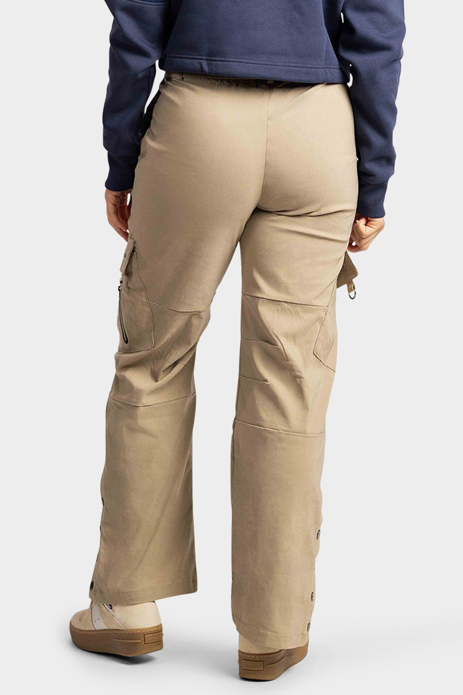 Off The Pitch Cargo Broek Dames Beige