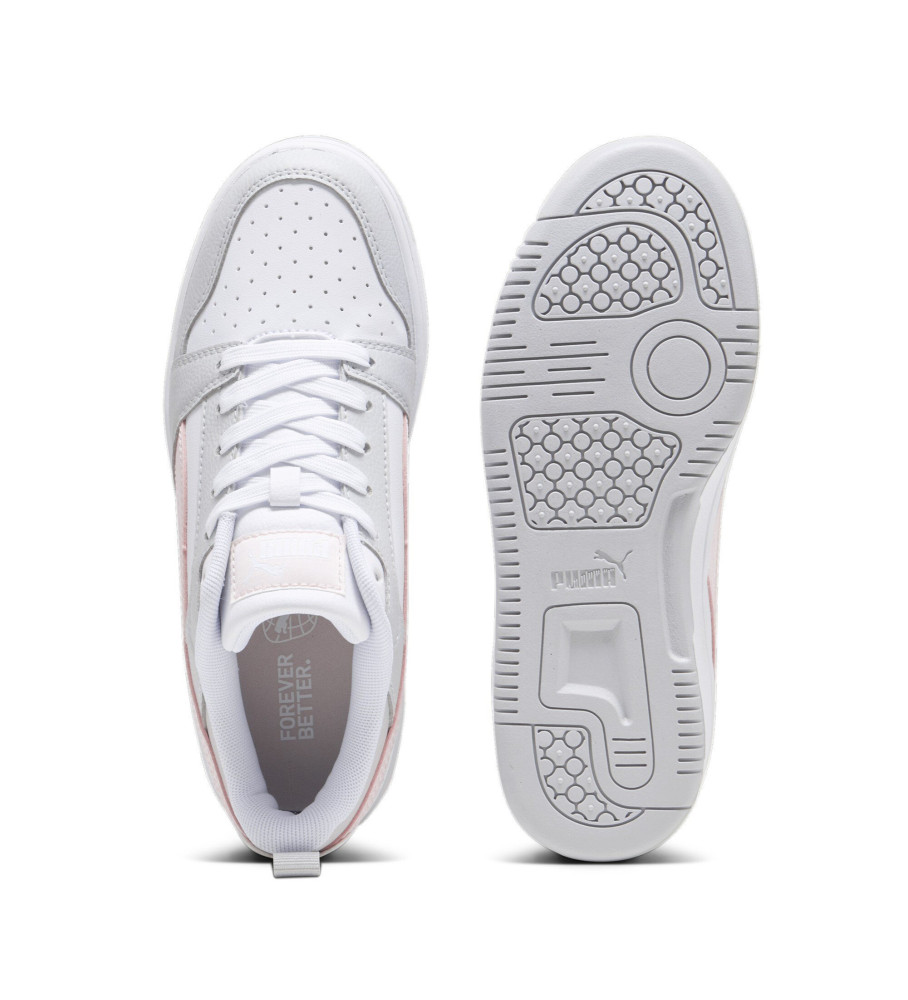 Tênis Puma Rebound V6 Lo Jr Branco