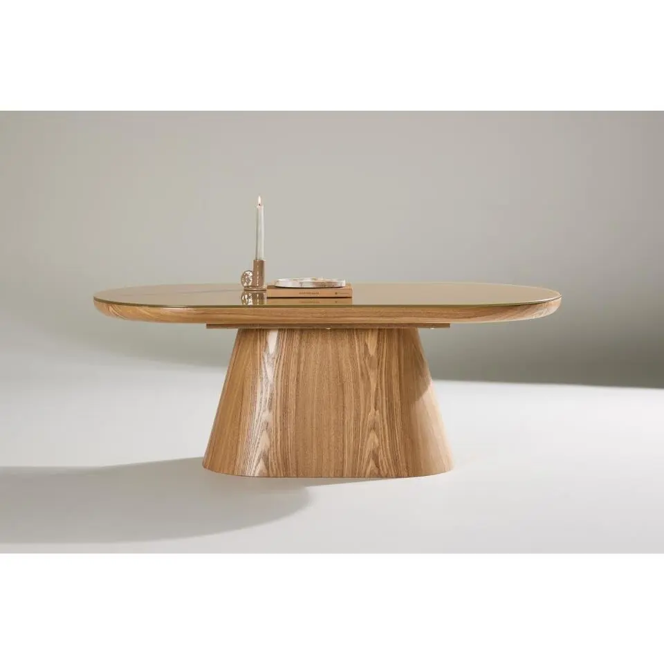 Svea - Violetta ovale salontafel - 60 x 120 cm - naturel