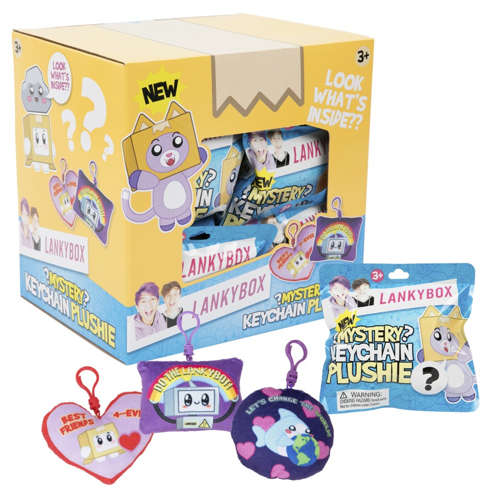 LANKYBOX MYSTERY CLIP ON PLUSH ASS CDU