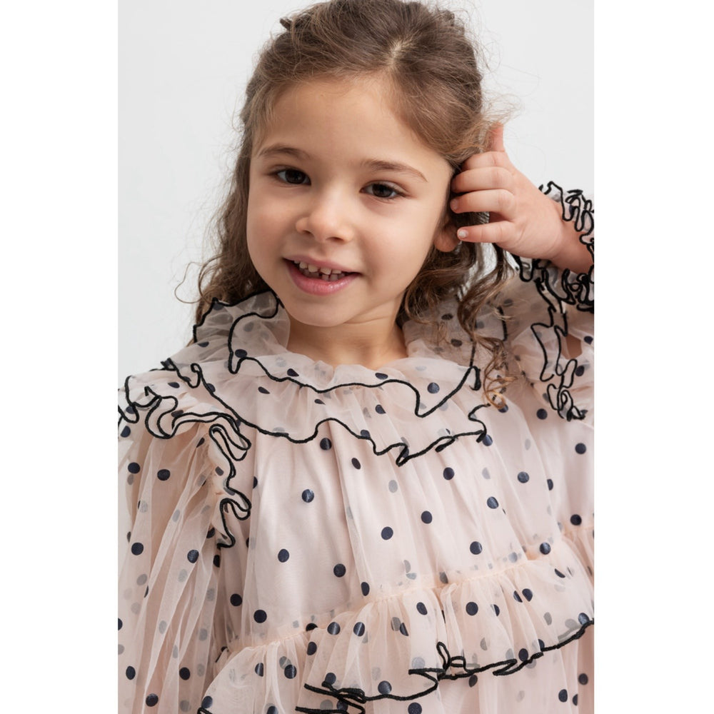 Køb MarMar Tulle Black Dots Dakira LS Kjole