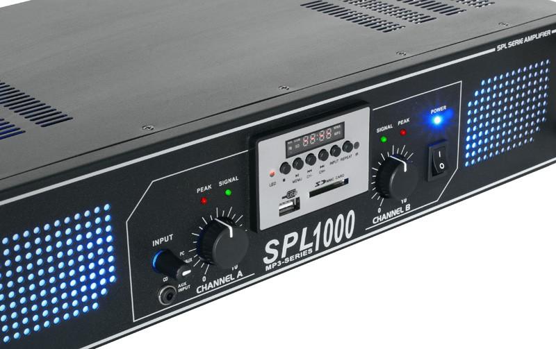 Endstufe SPL 2000 Mpx3<br>Endstufe mit 2x 500 Watt