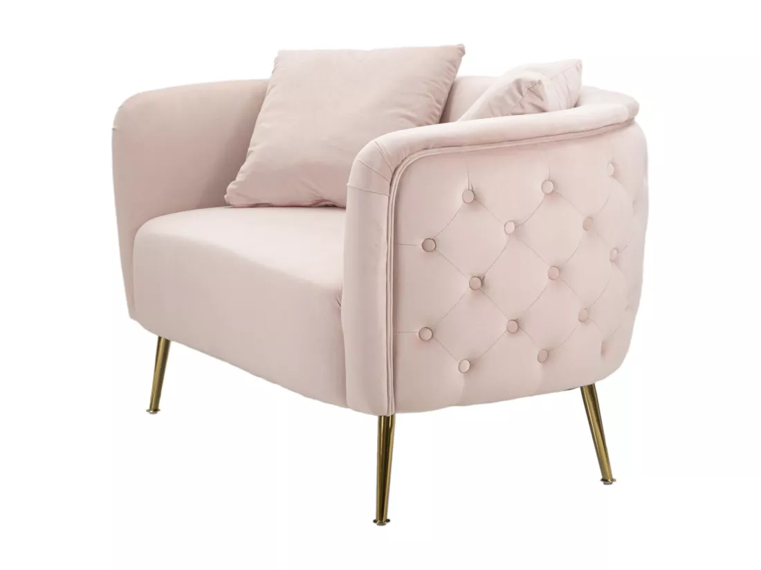 CANAPÉ BUCAREST ROSE CM 127X74X73