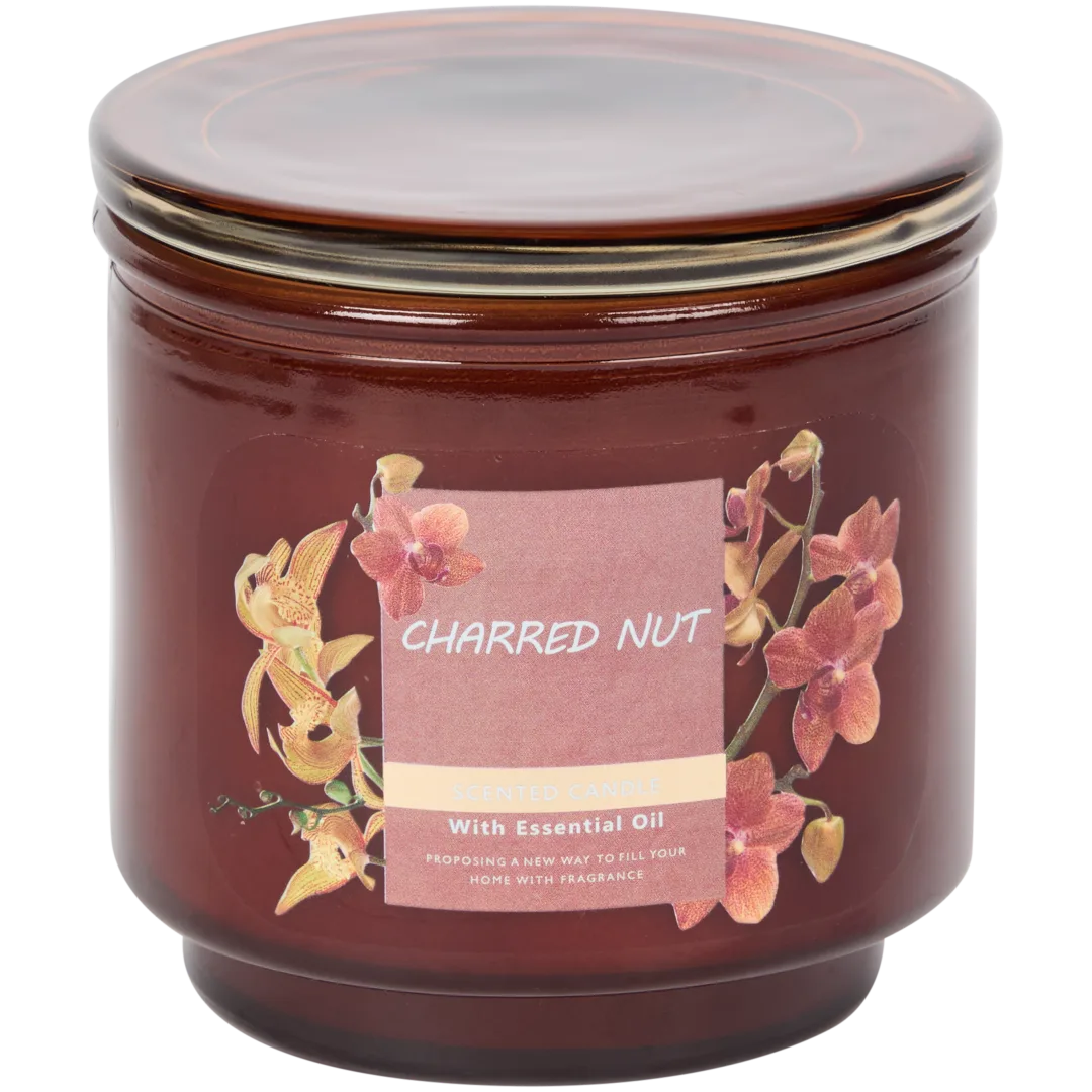 Bougie parfumée avec couvercle