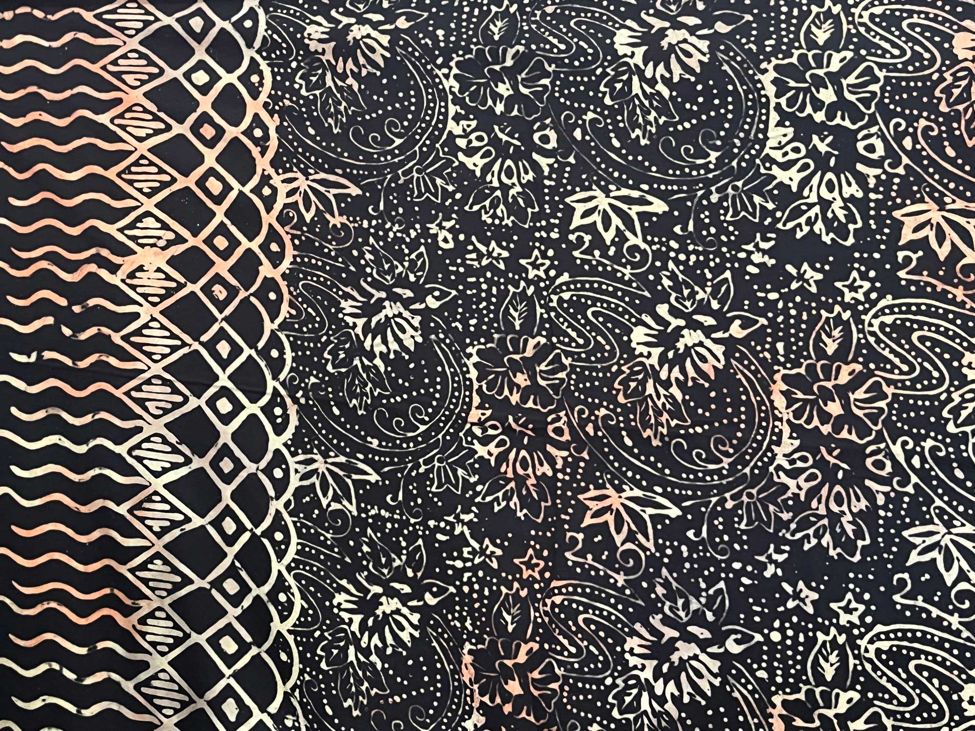 Sarong mit Kokosnuss-Schnalle, schwarz, beige, L 115 cm, B 225 günstig bestellen