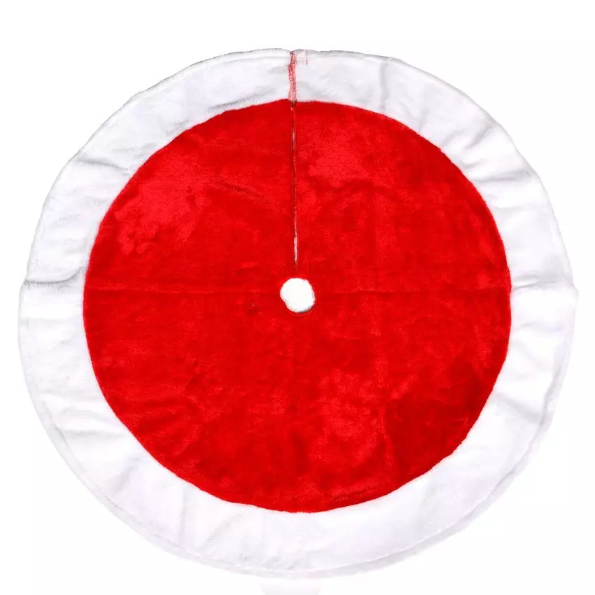 Tapis de sapin rond (D90 cm) Peluche de Noël