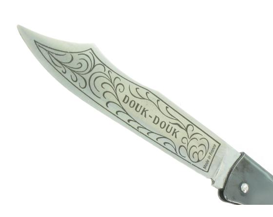 Douk Douk GEANT Carbone - Manche Acier Noir Couteau de poche Le Thiers par Cognet Douk Douk