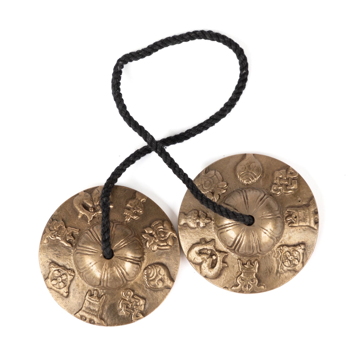 bodhi Tibetische Zimbeln mit Ornamenten
