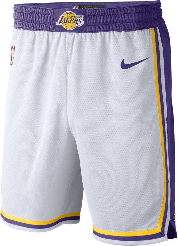 Los Angeles Lakers Swingman Nike NBA-herenshorts - Wit