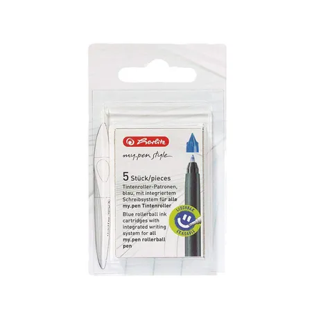 Herlitz Tintenroller Patronen 5er My Pen
