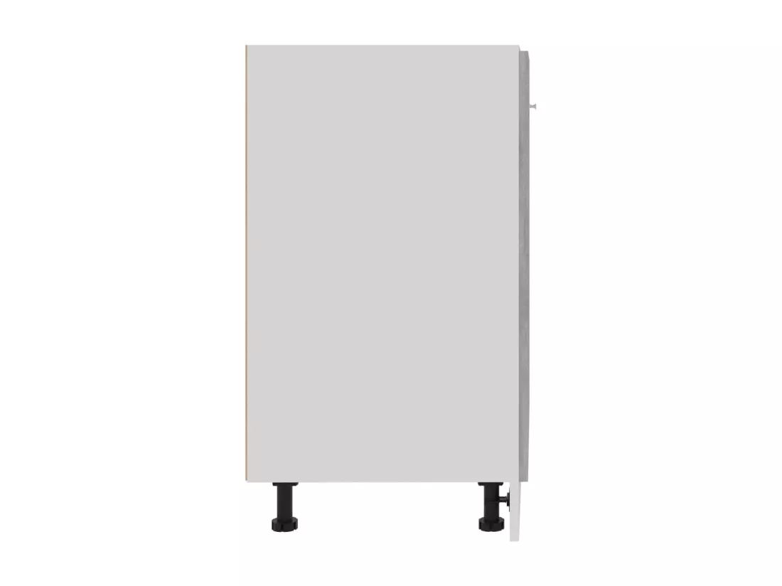 Armoire de plancher Gris béton 60x46x81,5 cm Bois d’ingénierie