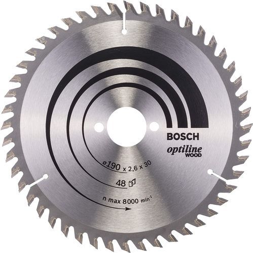 Bosch - 2608640617 - Optiline Cirkelzaagblad - 190 mm - 48 Tanden - Houtbewerking