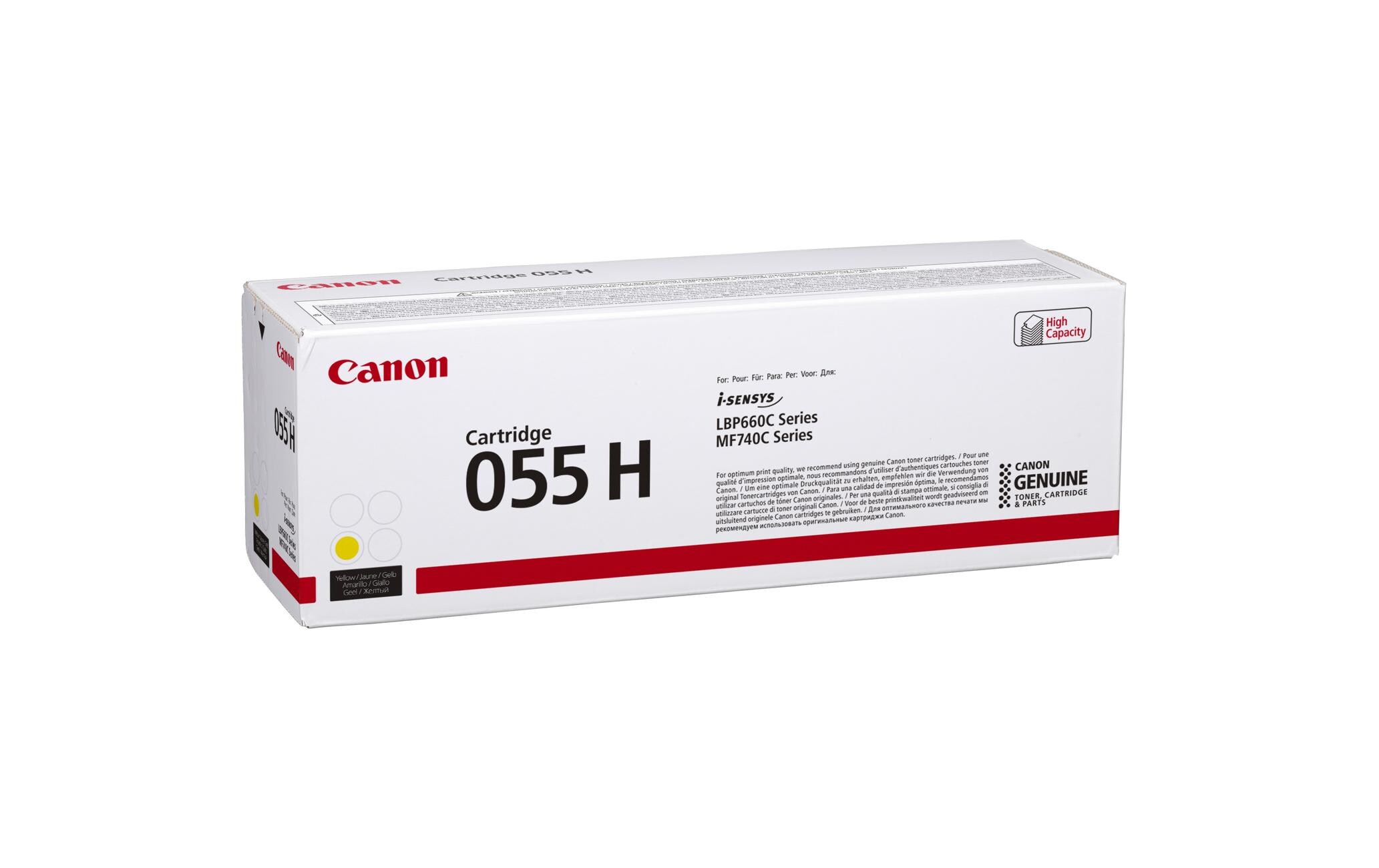 Toner 055 H Yellow<br>Toner, Yellow