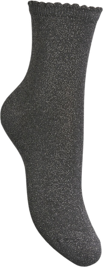 Pieces PCSEBBY GLITTER LONG 1 PACK SOCKS N Magnet/toned lurex