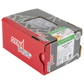 Dynaplus Schroef universeel platkop AR-coating TX-25 4.5x60 150 stuks