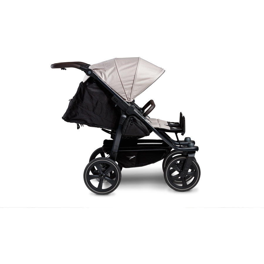 tfk Zwillingskinderwagen Duo 2 mit Luftkammer-Set Sand