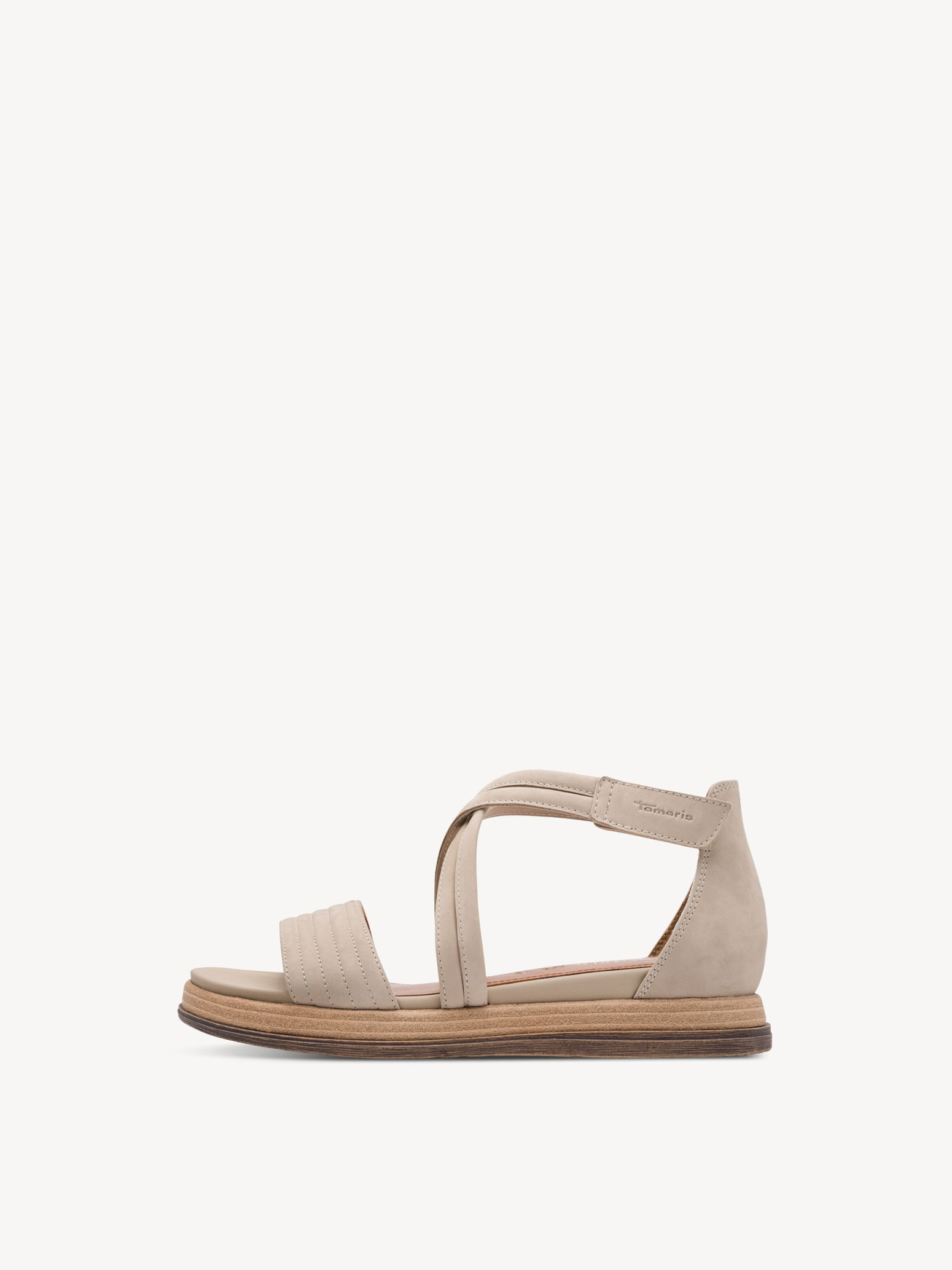 Leren Sandaaltje - beige