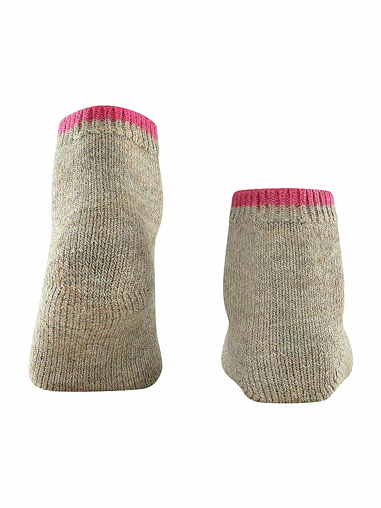 FALKE Socken Cosy Plush nut mel. hellgrau