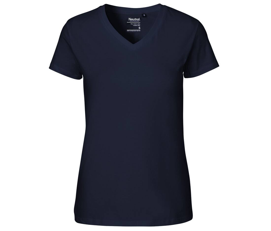 NEUTRAL O81005 - T-shirt Femme Col V Confort et Style