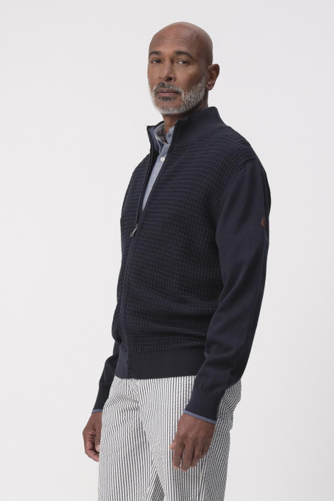 Campbell blauwe heren vest