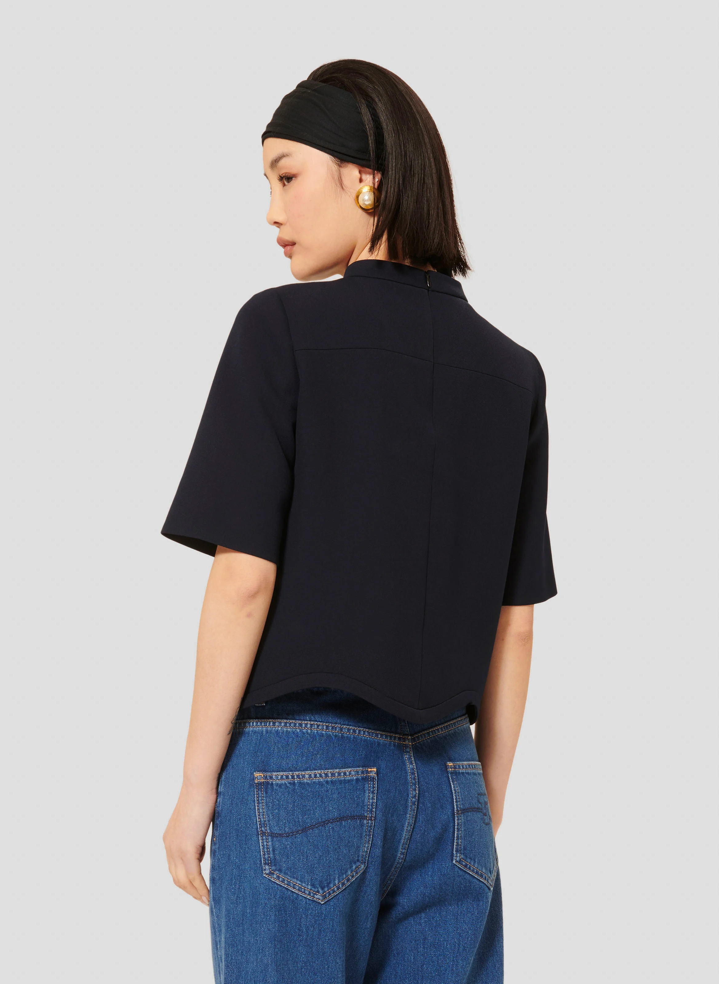 TILDA - Top court manches courtes| Bleu