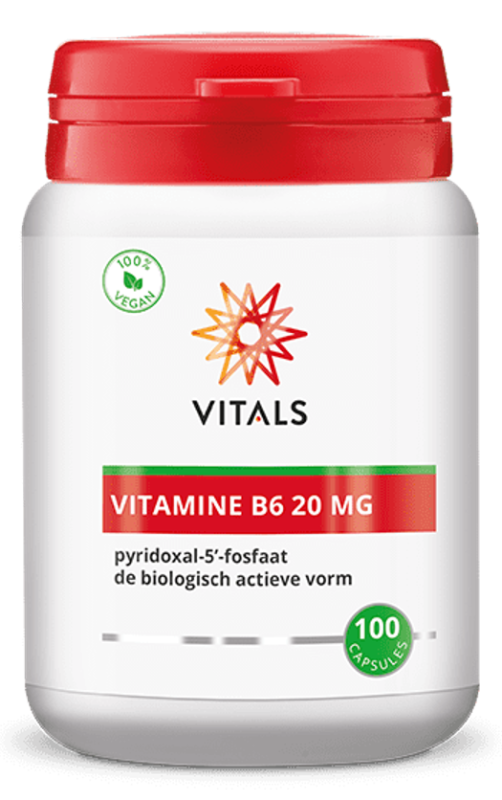 Vitals Vitamine B6 P-5-P 20mg100 capsules