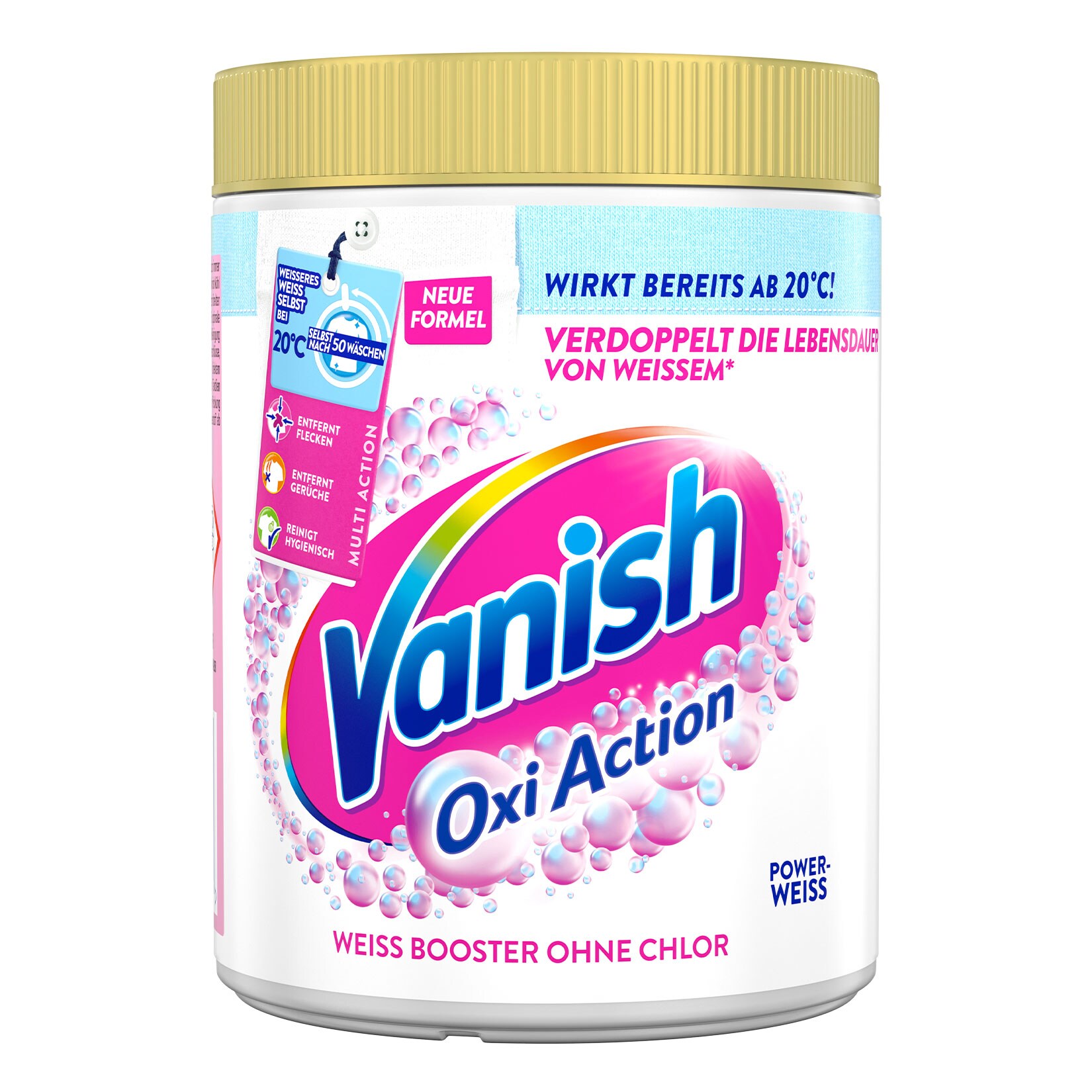 Vanish Oxi Action Powerweiss 550 g, 6er Pack
