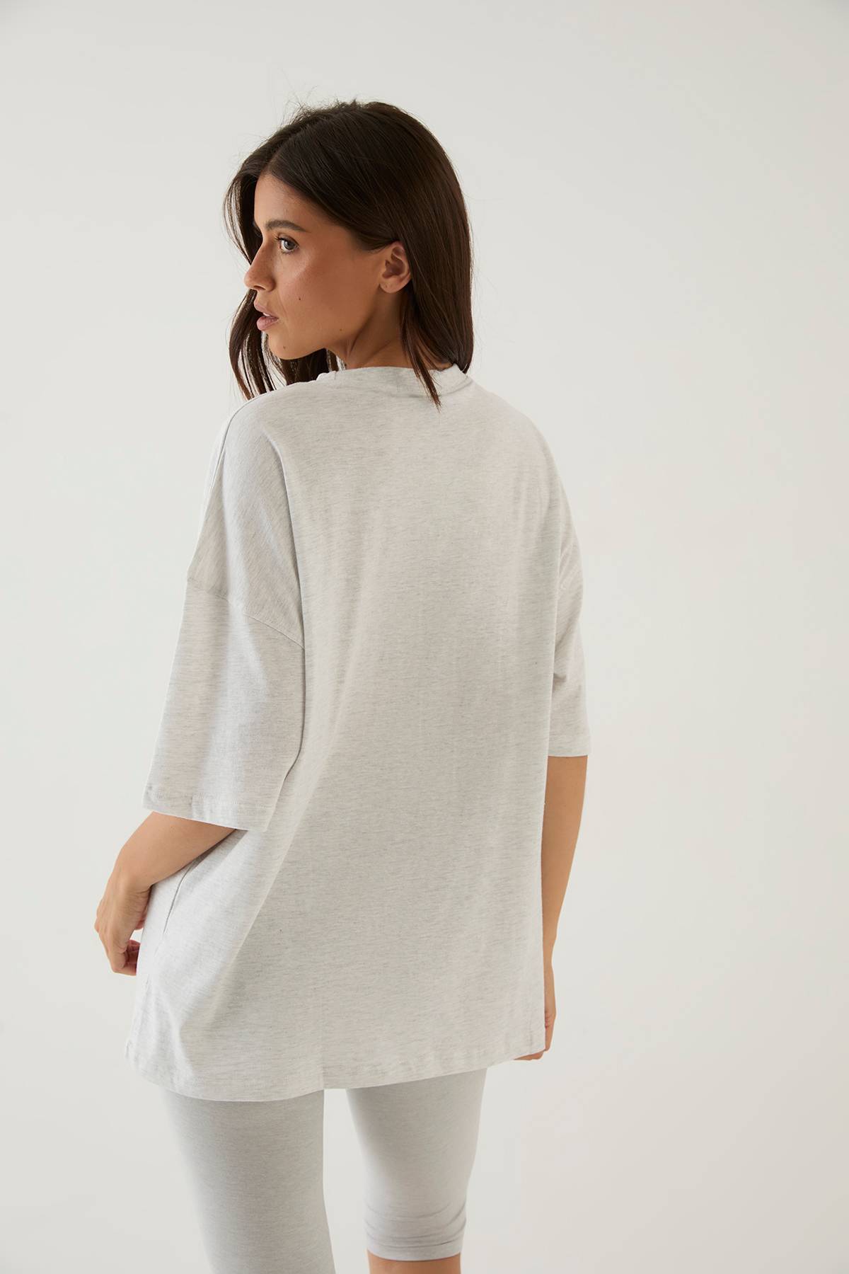 T-shirt Oversize À Appliqué Collégial Dsgn Studio