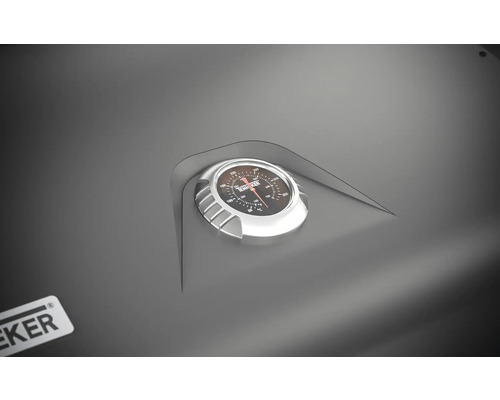 Tenneker® Carbon TG-4 U Gasgrill met 4 branders + zijbrander, gietijzeren rooster, zwart