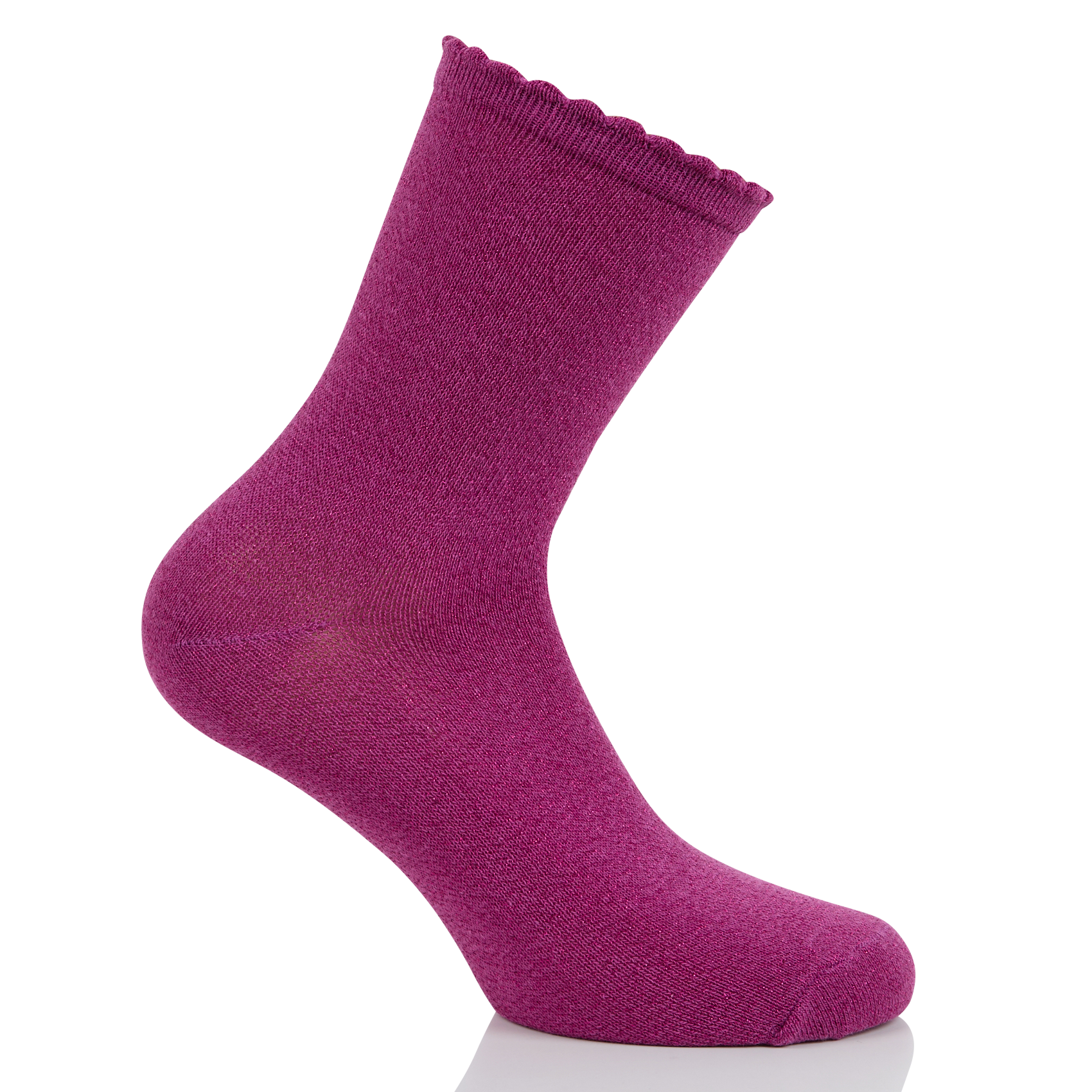SEBBY - Chaussettes en coton bio mélangé | Violet