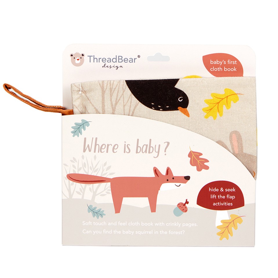 Threadbear - Baby aktivitetsbog - I skoven