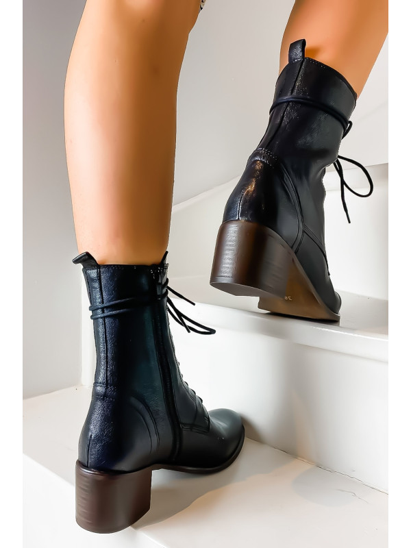 Aliwell - Bottines EDRIS Pully Noir