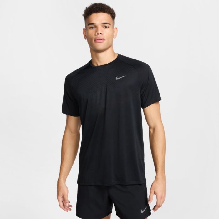 Nike Herre T-shirts Dri-FIT Stride Adv Short Sleeve Tee Sort
