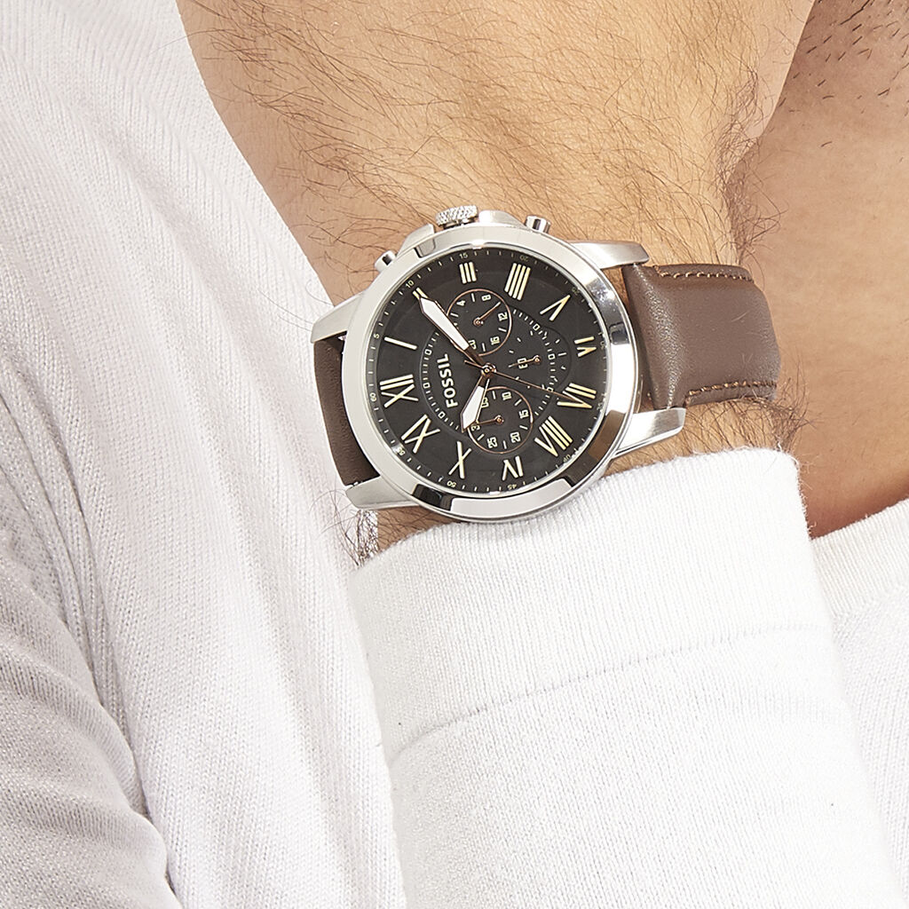 Montre Fossil Grant Noir