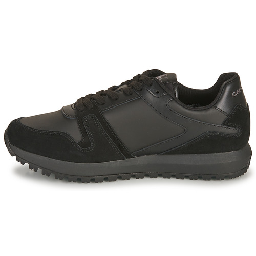 Calvin Klein Jeans - TOOTHY RUN LACEUP LOW LTH MIX - Noir