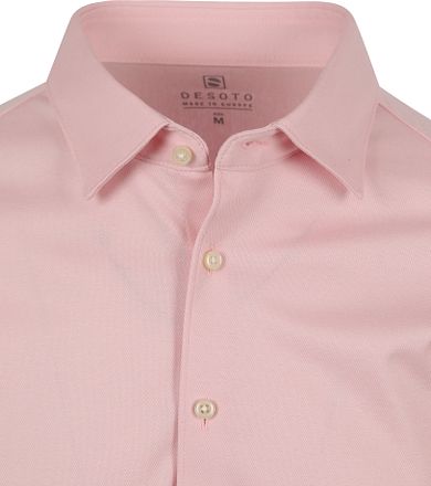Desoto Short Sleeve Jersey Overhemd Roze 97032-3-451 kopen