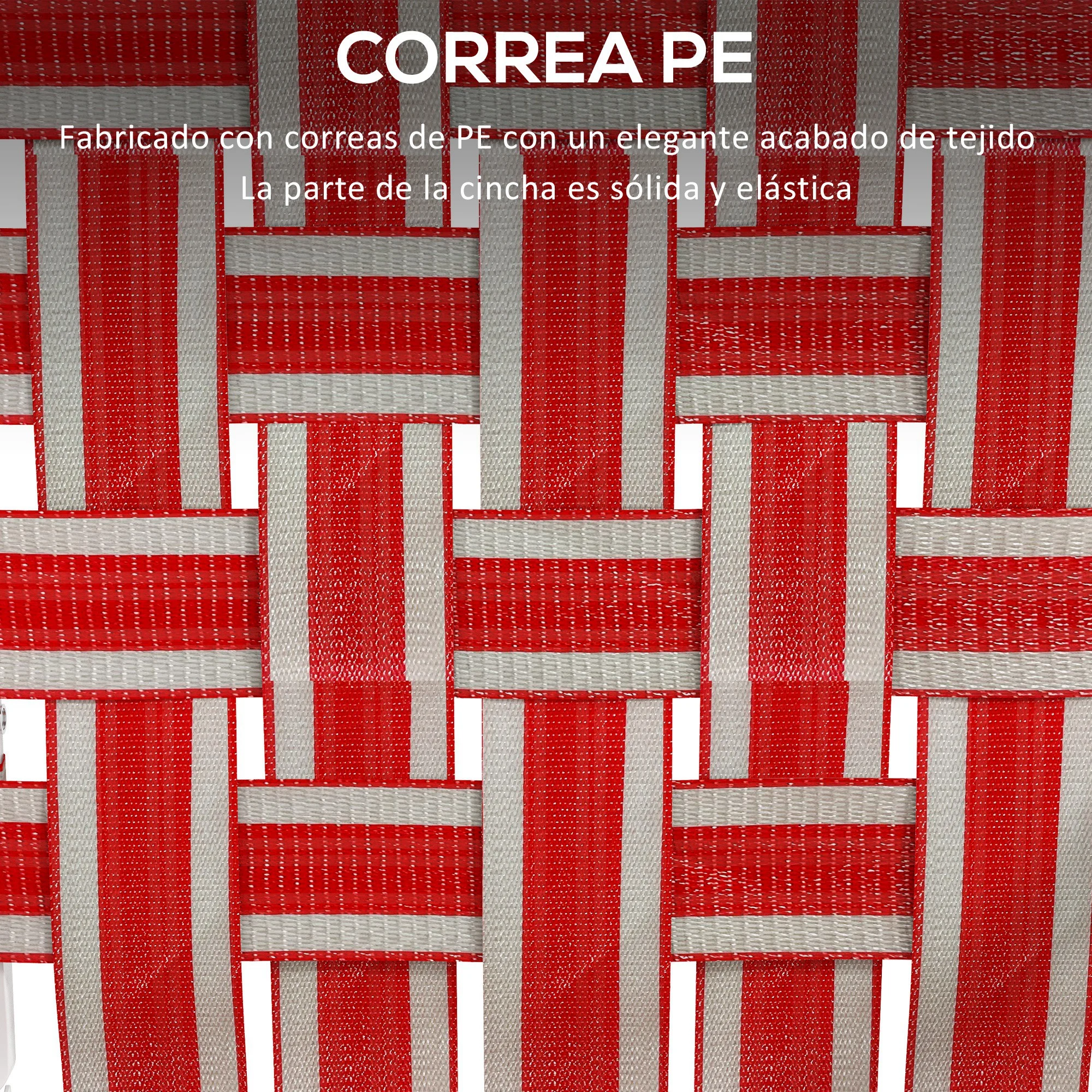Cadeiras dobráveis Outsunny vermelhas